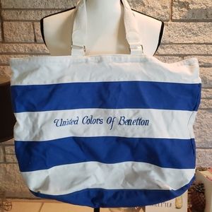 Benetton Canvas Tote